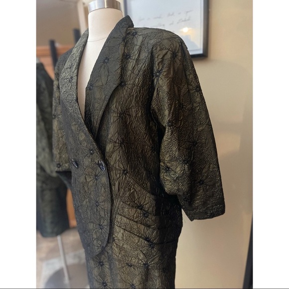 VINTAGE 80s EMILIO PARIS 2 piece set sz 4/6 - Picture 6 of 8